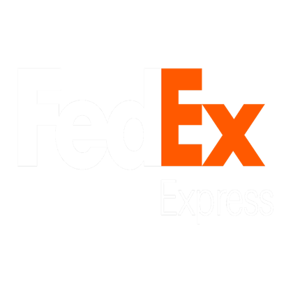Federal Express Logo - FedEx-Express-logo white - Roblox