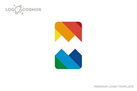 Mobile Logo - Mobile - Letter M & Smartphone Logo ~ Logo Templates ~ Creative Market