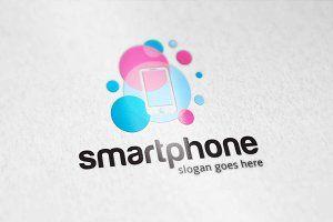 Smartphone Logo - Smartphones logo Logo Templates Creative Market