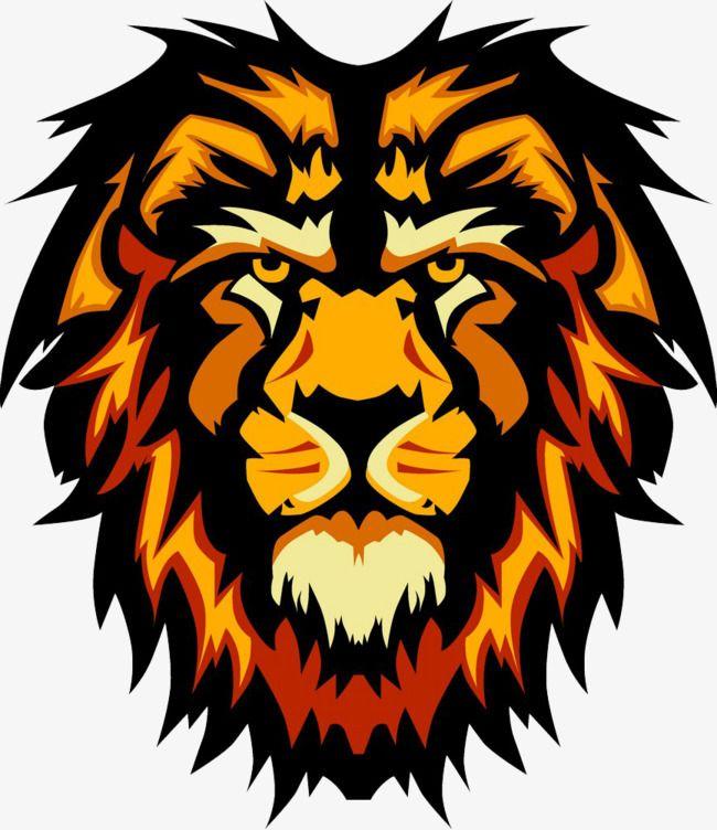 Orange Lion Logo - Creative Orange Lion Head, Orange Clipart, Lion Clipart, Head ...