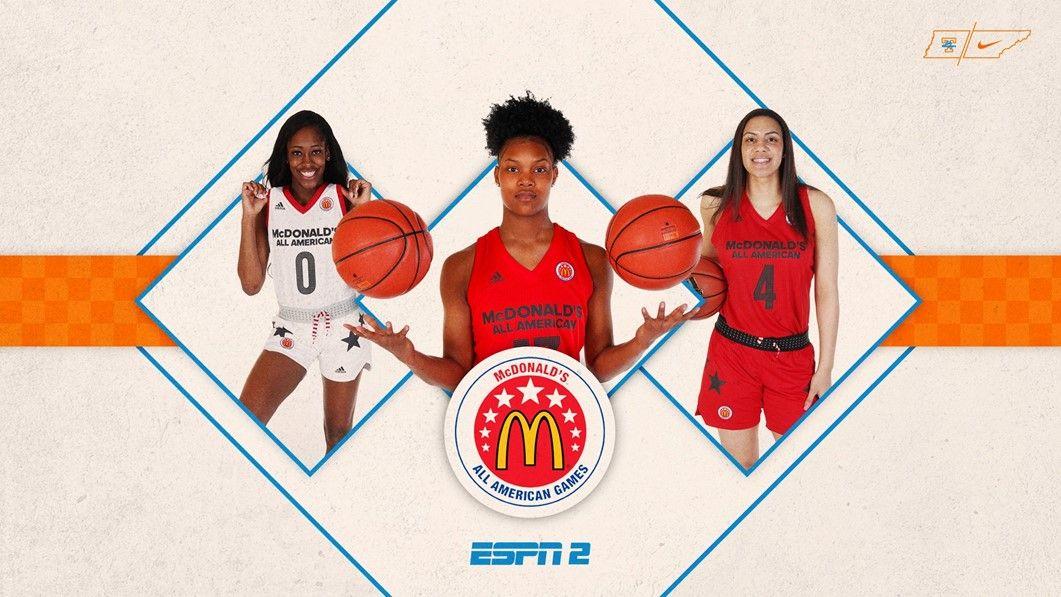 McDonald's All American Basketball Logo - Future Lady Vol Trio Set For McDonald's All American Game