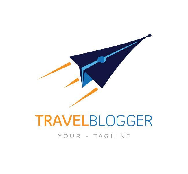 Blogger Logo - Travel Blogger Logo & Business Card Template - The Design Love