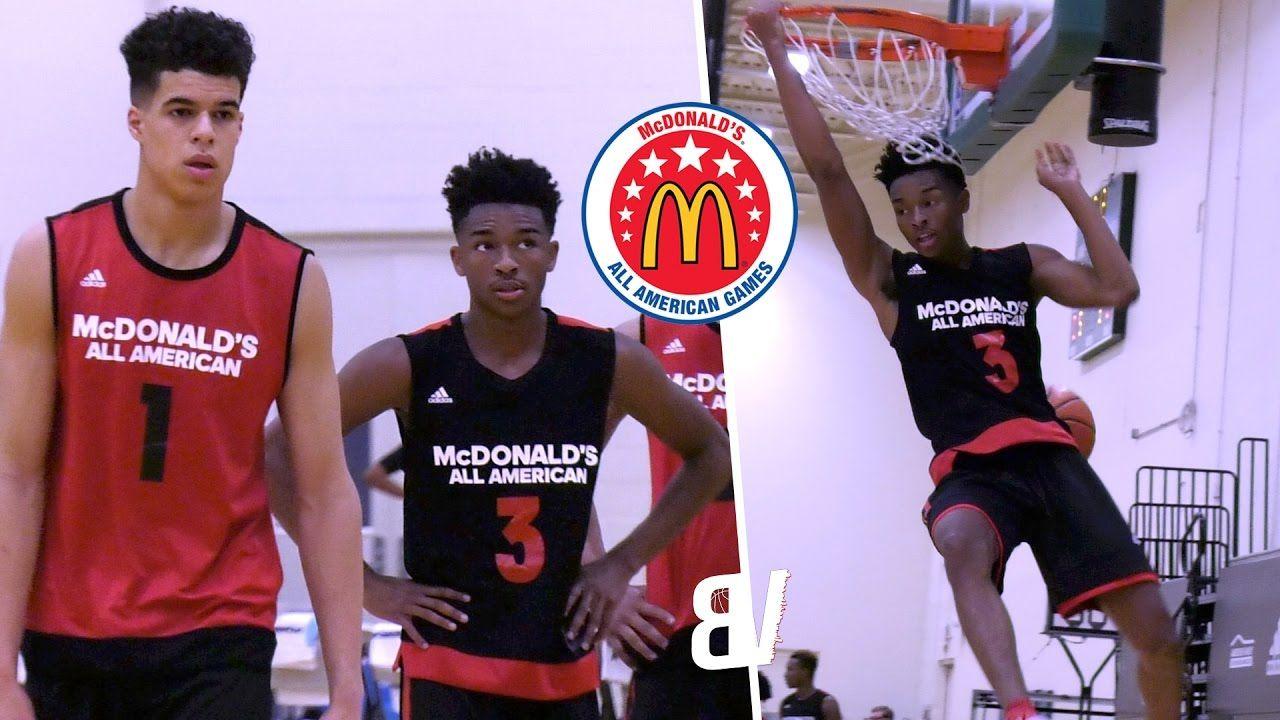 McDonald's All American Basketball Logo - McDonalds All American Day 1 Practice BEST Highlights Hands