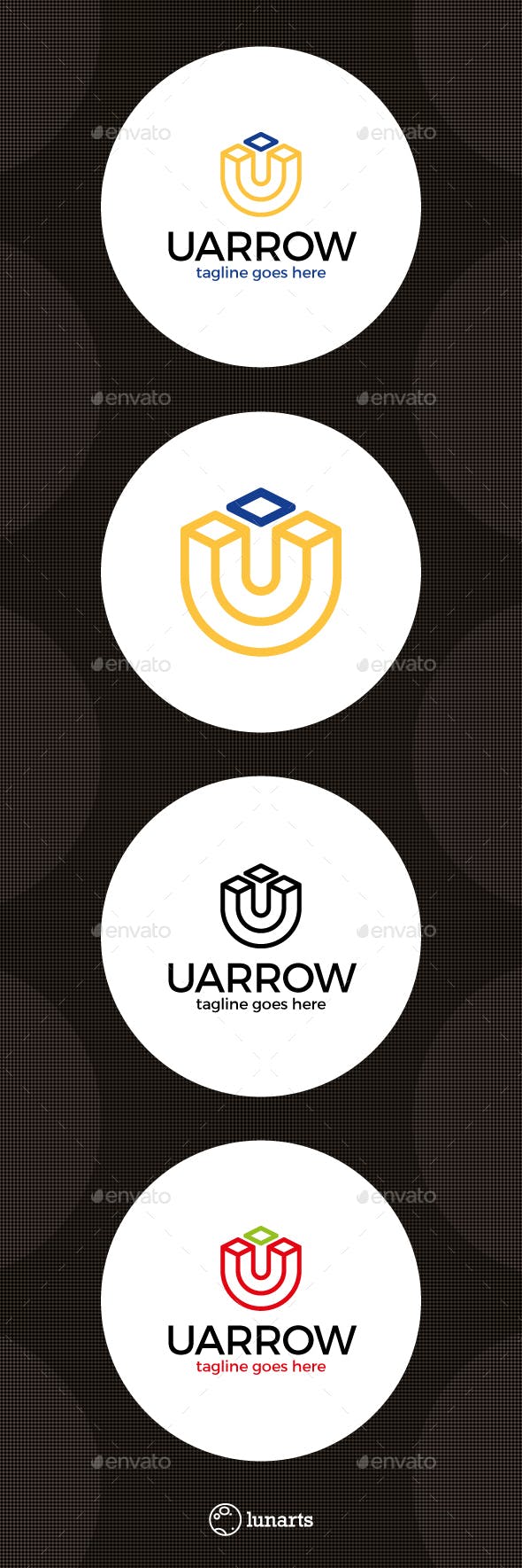 U Arrow Logo - Letter U Arrow Logo by lunarts_studio | GraphicRiver