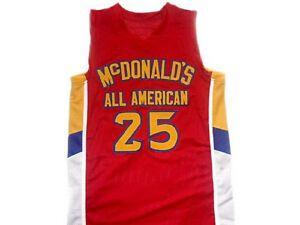 McDonald's All American Basketball Logo - DERRICK ROSE #25 McDONALD'S ALL AMERICAN BASKETBALL JERSEY RED - ANY ...