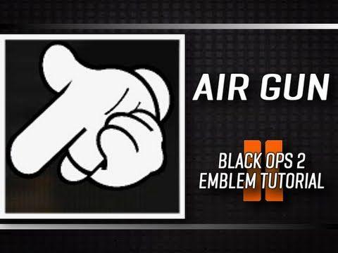 Air Gun Logo - Air Gun - Black Ops 2 Emblem Tutorial by Fmlad - YouTube