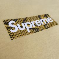 Snke Supreme Box Logo - Supreme Yellow “Snake Skin” Box Logo Tee • T Shirts • Strictlypreme