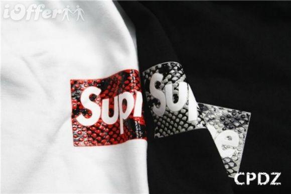 Snke Supreme Box Logo - top!!! SUPREME Classic snake box logo cotton T-Shirt for sale