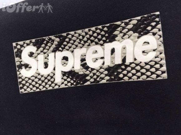 Snke Supreme Box Logo - TOP!! SUPREME Classic snake BOX LOGO COTTON TEE T-SHIRT for sale