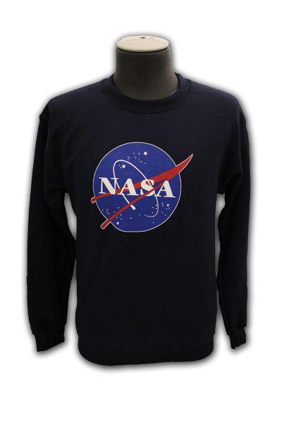 Official NASA Meatball Logo - Adult Sweatshirt Official NASA Meatball Logo Crew Navy or Gray