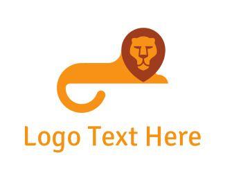 Orange Lion Logo - Mane Logo Maker