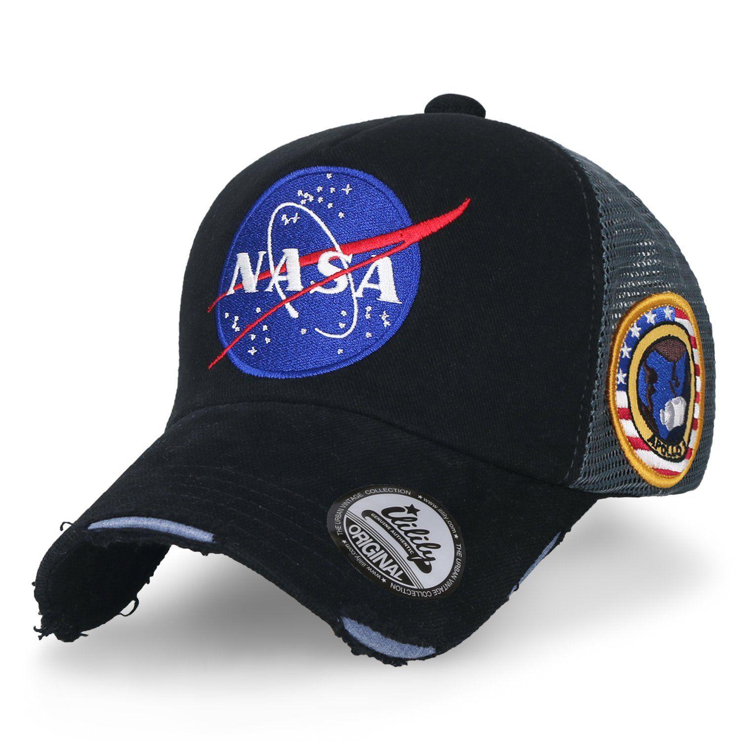 Official NASA Meatball Logo - ililily NASA Meatball Logo Embroidery Baseball Cap Apollo 1 Patch ...