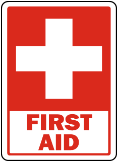 3D First Aid Logo - First Aid Kit Signs, 3D First Aid Signs