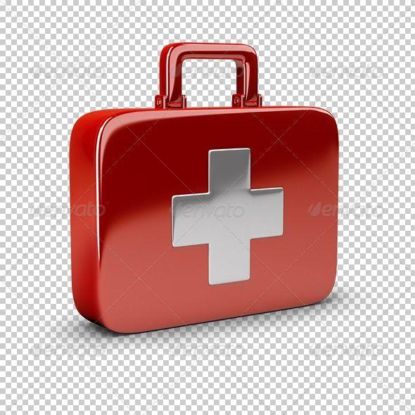 3D First Aid Logo - First-aid set. 3d image. Transparent high resolution PSD with ...