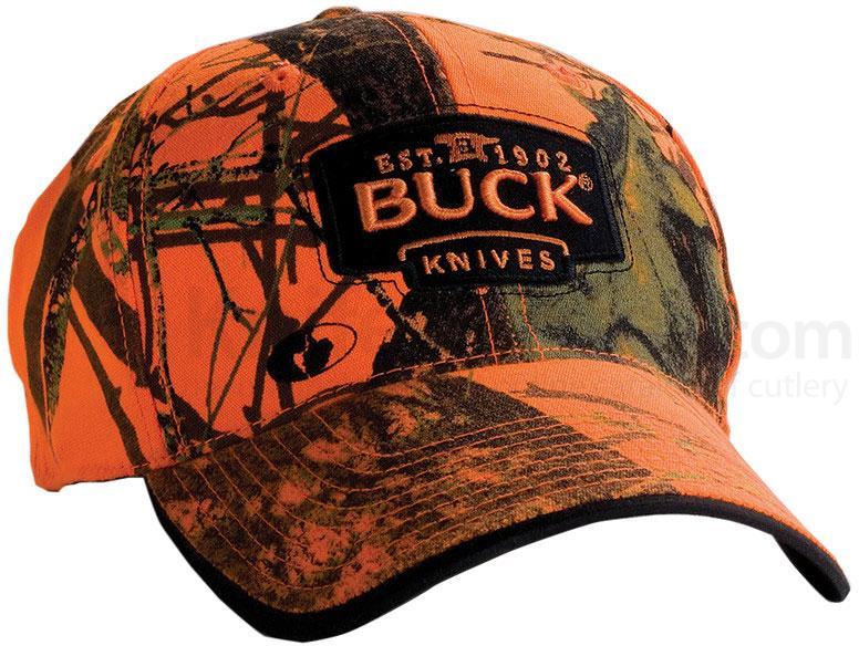 Mossy Oak Orange Logo - Buck 89054 Adjustable Logo Cap, Mossy Oak Blaze Orange Camo