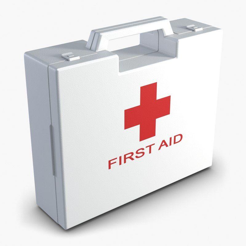 3D First Aid Logo - aid kit 3d model