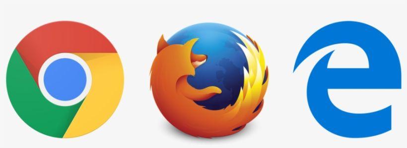 Chrome Browser Logo - Browser Logos Edge Chrome Firefox PNG Image