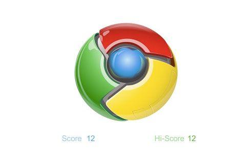 Chrome Browser Logo - Google Chrome browser logo as Simon memory game