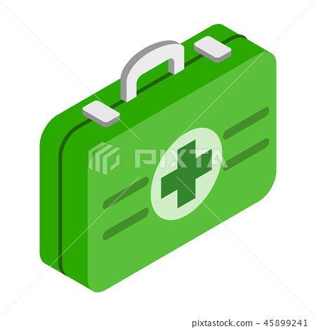 3D First Aid Logo - First aid kit 3d isometric icon - Stock Illustration [45899241] - PIXTA