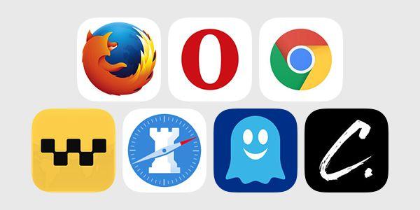 Web Browser Logo - Seven iOS Web Browsers Compared | The Mac Security Blog