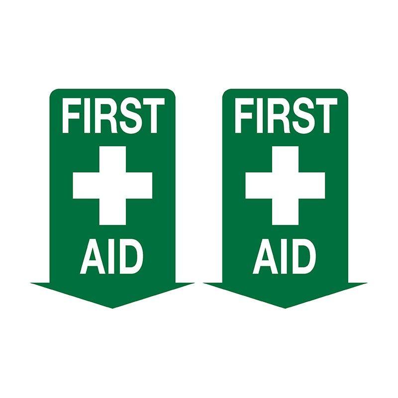 3D First Aid Logo - 3D First Aid Sign - First Aid (with Picto) - 250x175mm POLY | Seton ...