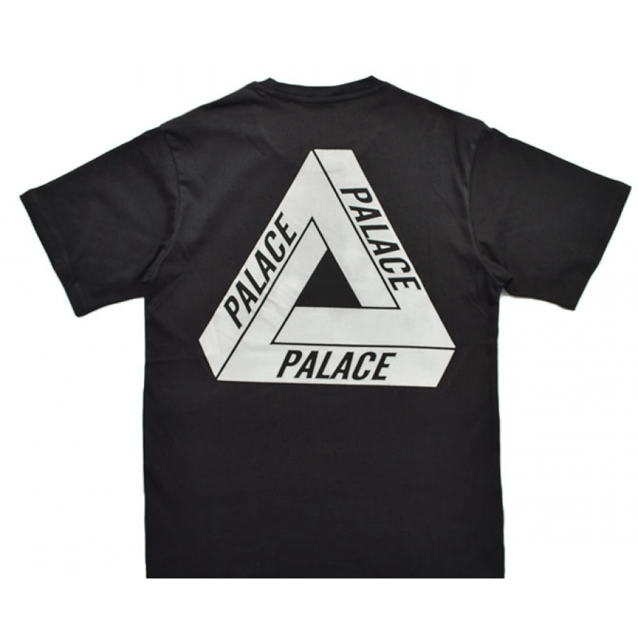 Shirt Triangle Logo - Palace Solid Triangle Logo T-Shirt (Black)