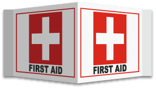 3D First Aid Logo - First Aid Kit Signs, 3D First Aid Signs