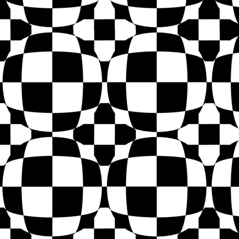 Black and White Checkerboard Logo - Black and White Checkerboard 3-D Illusion Dots wallpaper ...