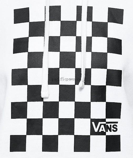 Black and White Checkerboard Logo - Womens Vans Checkerboard Logo Yellow Hoodie - Hoodies & Sweatshirts ...