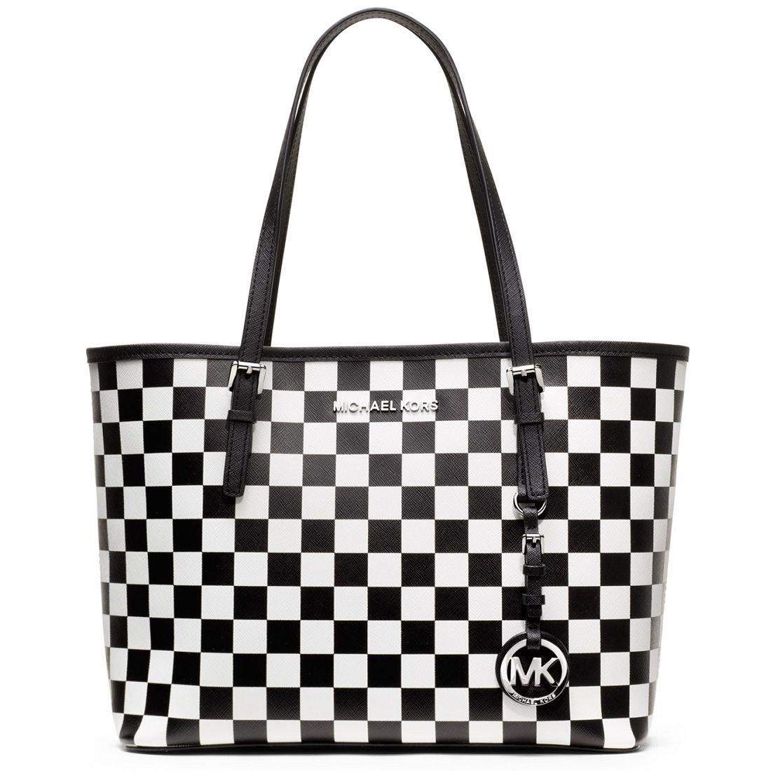 Black and White Checkerboard Logo - Snap 'n Zip Fashion Accessories | MICHAEL Michael Kors Jet Set ...