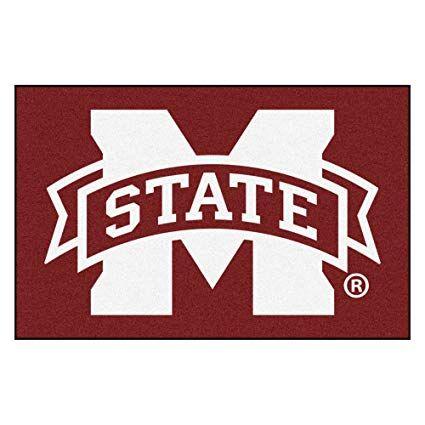 University of Mississippi State Logo - Amazon.com : Mississippi State University Logo Area Rug : Sports
