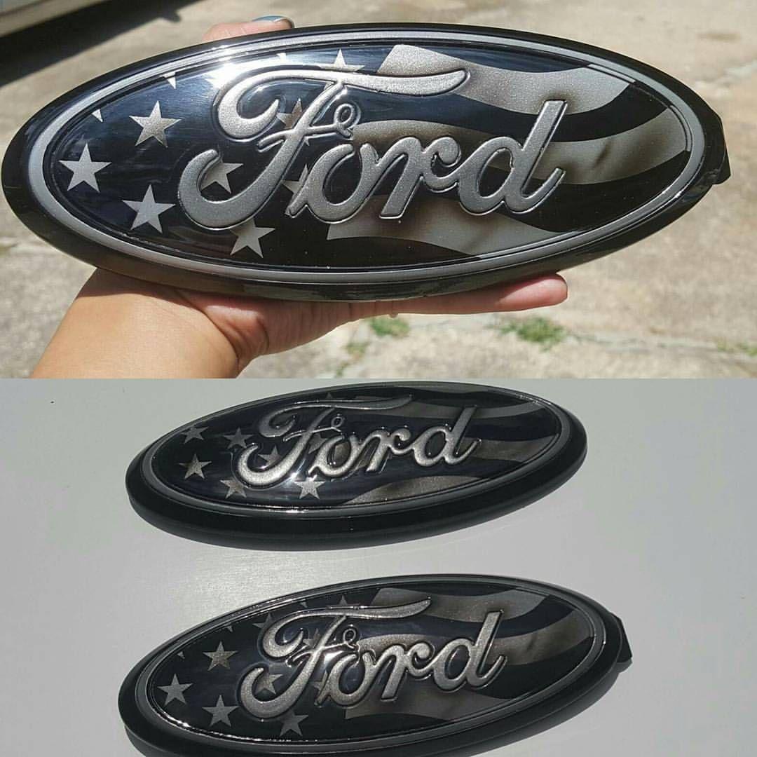 Custom Ford Oval Logo - Another set of 9 custom painted ford oval emblems for Jason