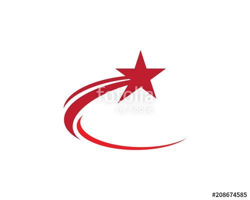Shooting Star Logo - Shooting Star Logo Illustration Design Stock Image And Royalty Free