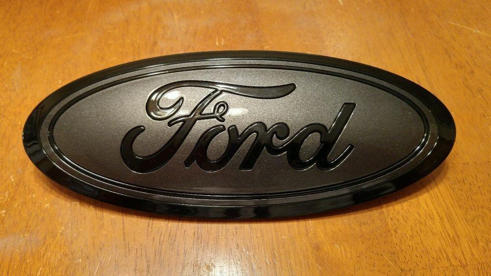 Custom Ford Oval Logo - 2015 18 Ford F150 TAILGATE Emblem Custom GLOSS Magnetic And Black