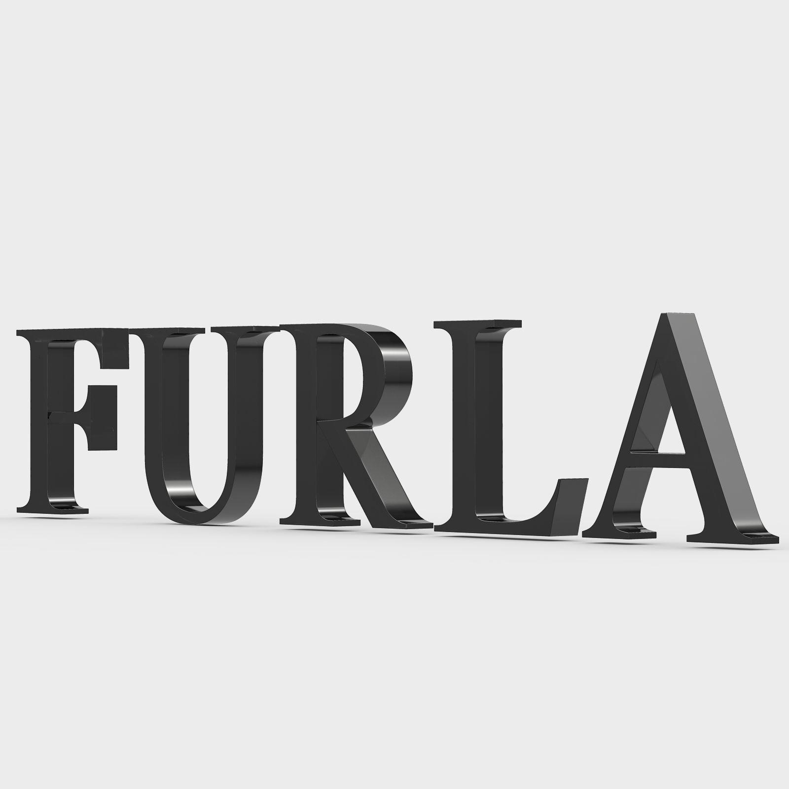 Furla Logo - 3D Furla logo furla | CGTrader