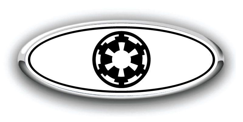 Custom Ford Oval Logo - Ford Custom Emblem Decals Imperial Crest Star Wars