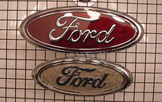 Custom Ford Oval Logo - Custom Painted Ford Emblems