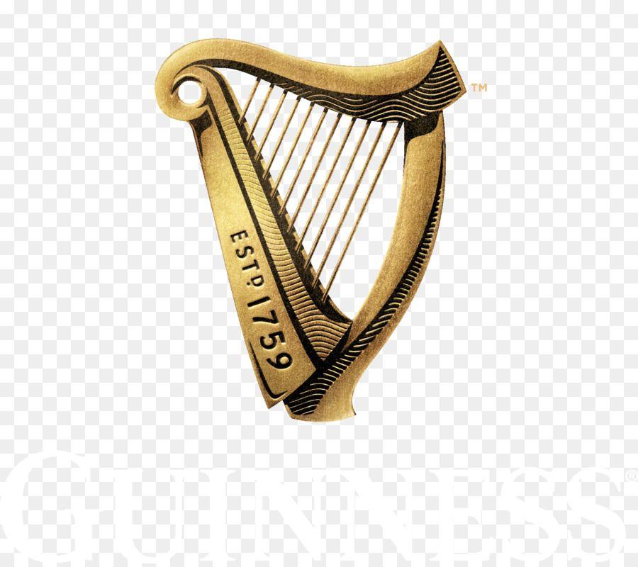 Black Guinness Harp Logo - Guinness Harp Lager Beer Black and Tan T-shirt - harp png download ...