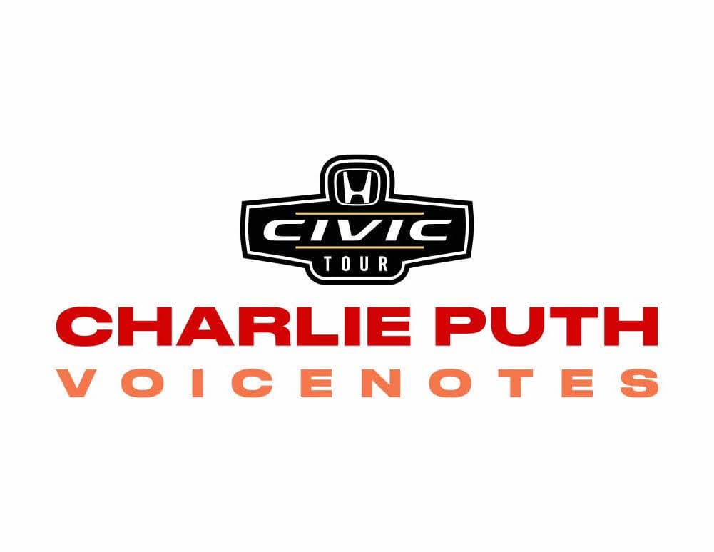 Charlie Puth Logo - 2018 Honda Civic Tour Presents Charlie Puth 'Voicenotes' This Summer