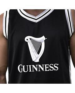 Clothing of a Harp Logo - Guinness Black Grey HARP Logo Basketball Jersey Mens Irish Ireland ...