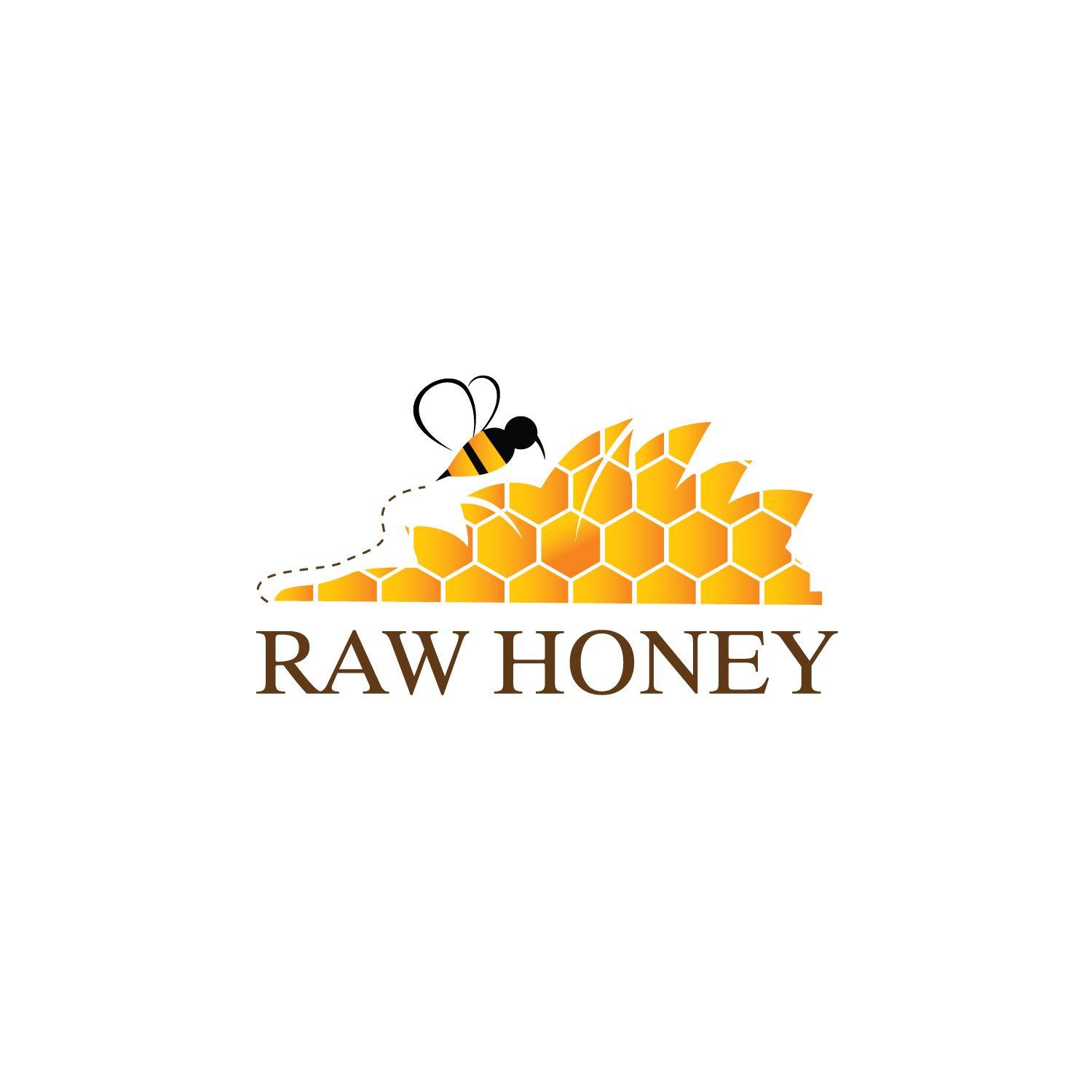 Honey Company Logo - Elegant, Upmarket, Food Production Logo Design for RAW Honey