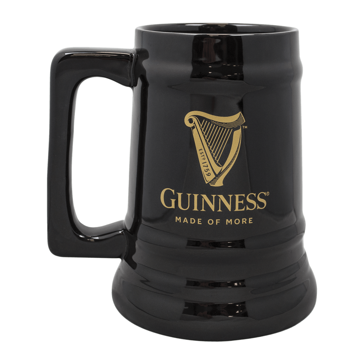 Black Guinness Harp Logo - Guinness Black Ceramic Harp Beer Tankard