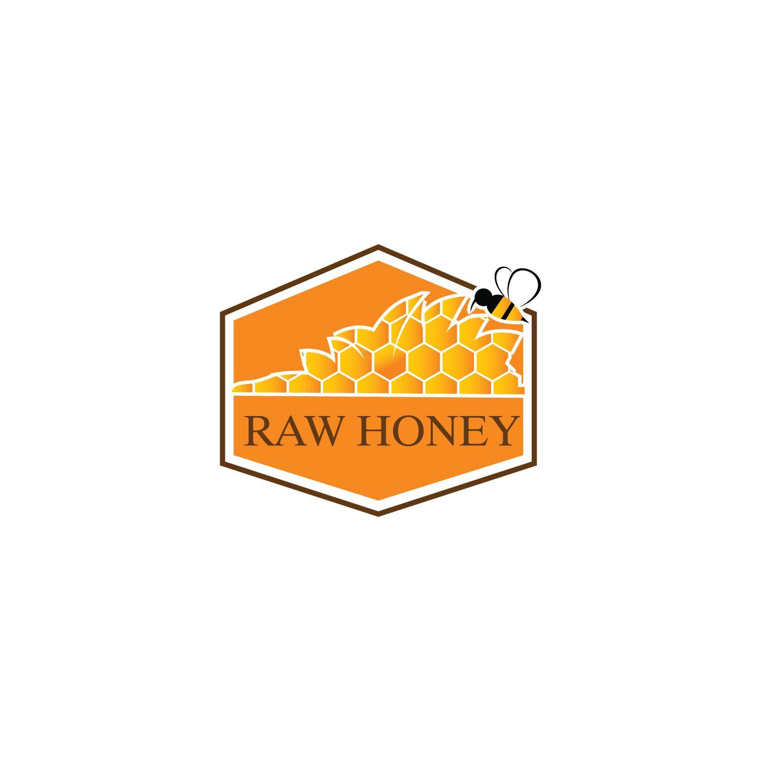 Honey Company Logo - Elegant, Upmarket, Food Production Logo Design for RAW Honey