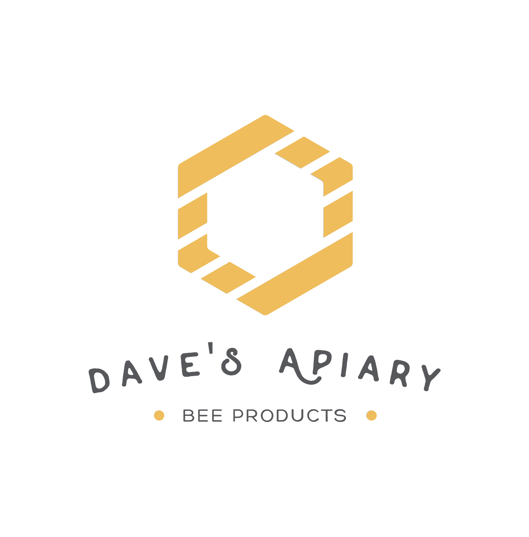 Apiary Logo - Dave's Apiary logo design. Simple, minimal, and modern bee company ...