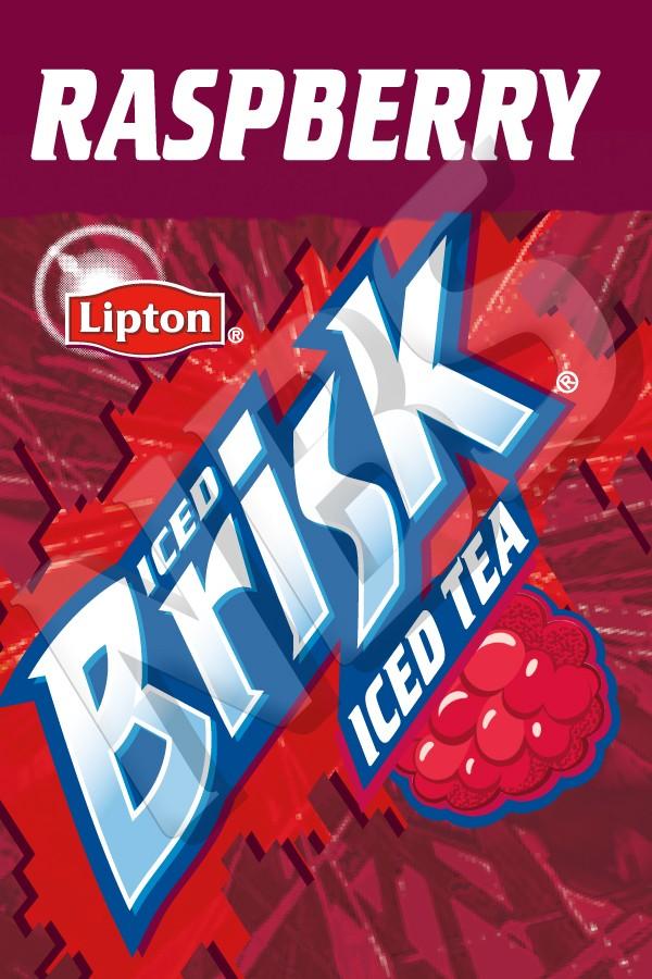 Brisk Tea Logo - VI01641317 - Lipton Brisk Raspberry Iced Tea UF 1 Valve Decal