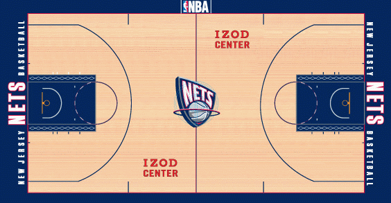 Izod Center Logo - Image - Izod Center Court Logo.gif | Basketball Wiki | FANDOM ...