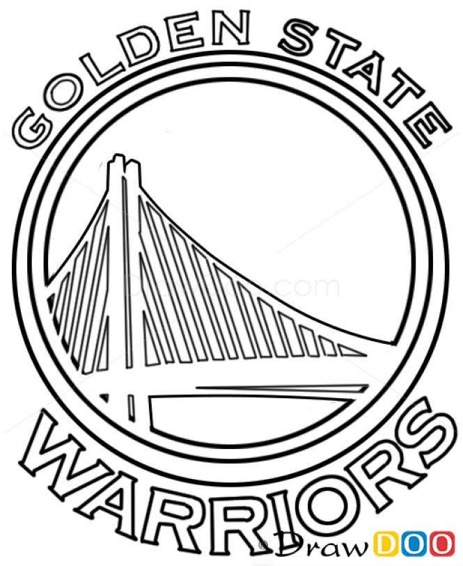 Warriors Basketball Logo - How to Draw Golden State Warriors, Basketball Logos