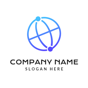 Blue Earth Logo - Free Globe Logo Designs | DesignEvo Logo Maker