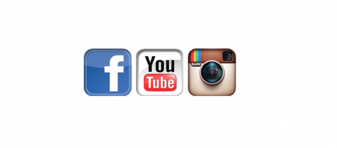 Facebook YouTube Instagram Logo - Facebook and instagram Logos