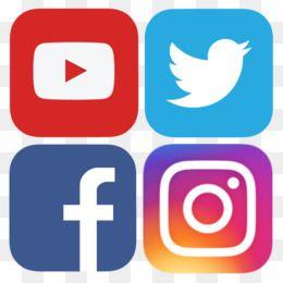 Facebook YouTube Instagram Logo - Facebook Twitter PNG & Facebook Twitter Transparent Clipart Free ...